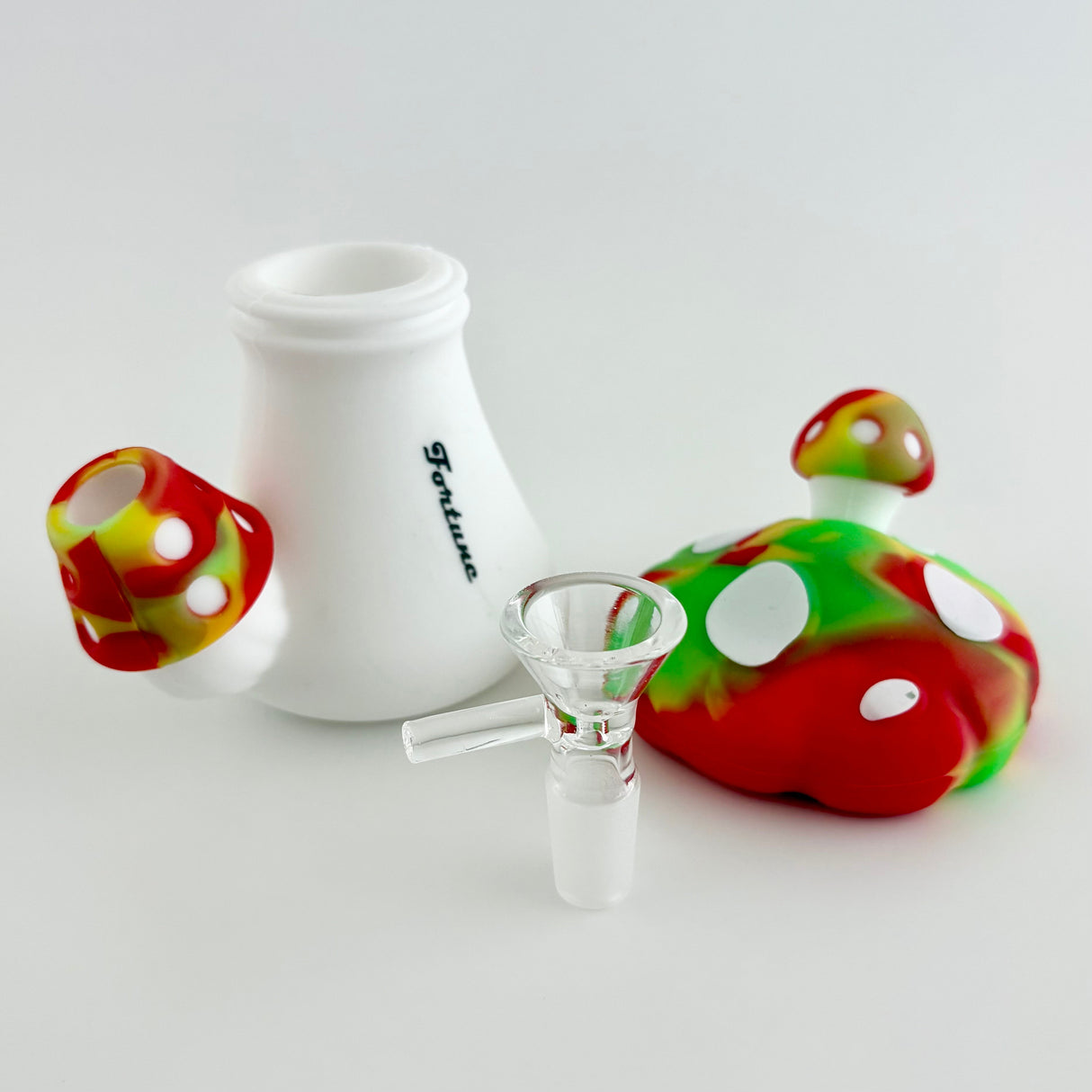 Fortune | 5" Mushroom Silicone Bong Resin · Silicone · Plastic Bong Fortune