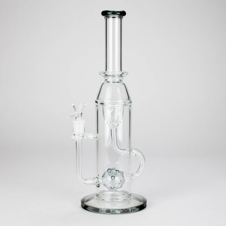 14″ Beaker Base Glass Bong [C1540] Glass Bong Canadian Distributor Charcoal Black