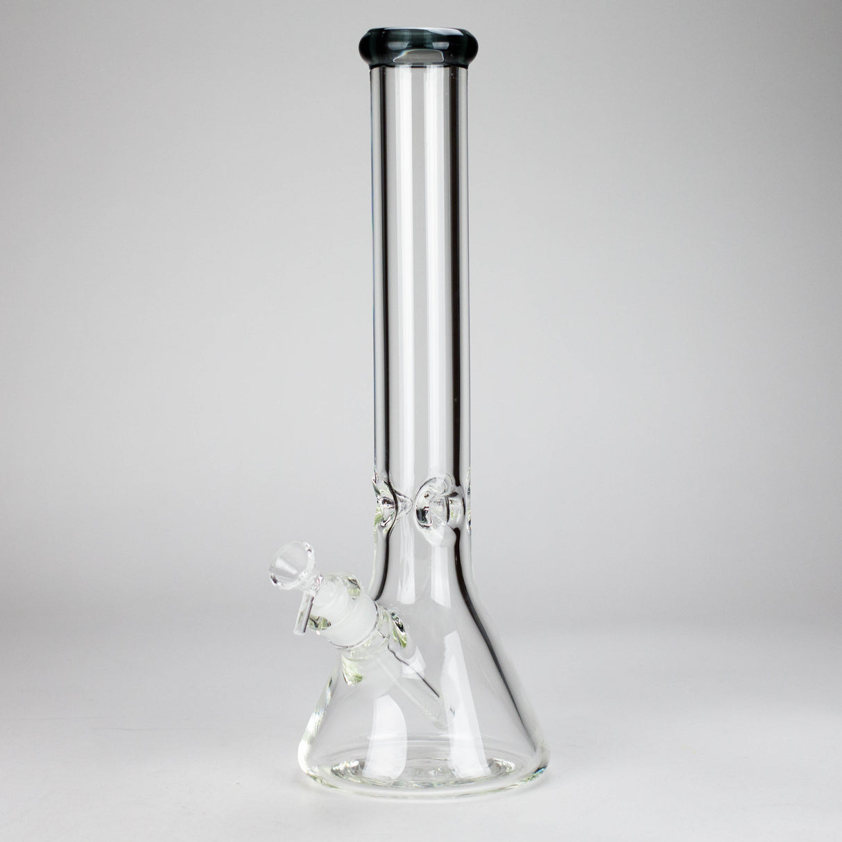 16 inch 9mm Beaker base glass bong [C4112-B+CC268] Glass Bong Canadian Distributor Charcoal Black