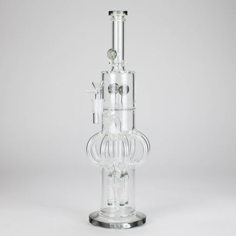 16″ Octopus Recycler Glass Bong – 5MM Thick (C1578) Glass Bong Canadian Distributor Black