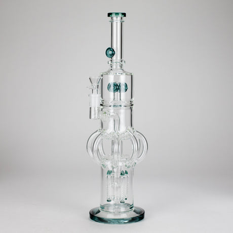 16″ Octopus Recycler Glass Bong – 5MM Thick (C1578) Glass Bong Canadian Distributor Teal