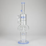 16″ Octopus Recycler Glass Bong – 5MM Thick (C1578) Glass Bong Canadian Distributor Jade Blue
