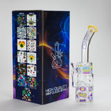 Haze | 9″ 420 Trip Glass Bong – Jade Yellow (Mini-B) Glass Bong Canadian Distributor