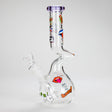 Haze | 9″ Zong Glass Bong with Color Lip – Purple (Mini-W) Glass Bong Canadian Distributor
