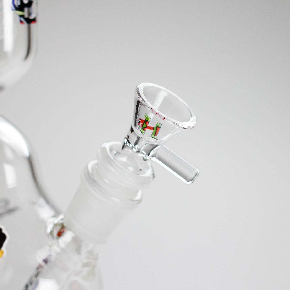 Haze | 9″ Zong Glass Bong with Color Lip – Purple (Mini-W) Glass Bong Canadian Distributor
