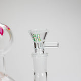 Haze | 4″ Mini Flower Bubble Glass Bong – Charcoal Black (Mini-F) Glass Bong Canadian Distributor