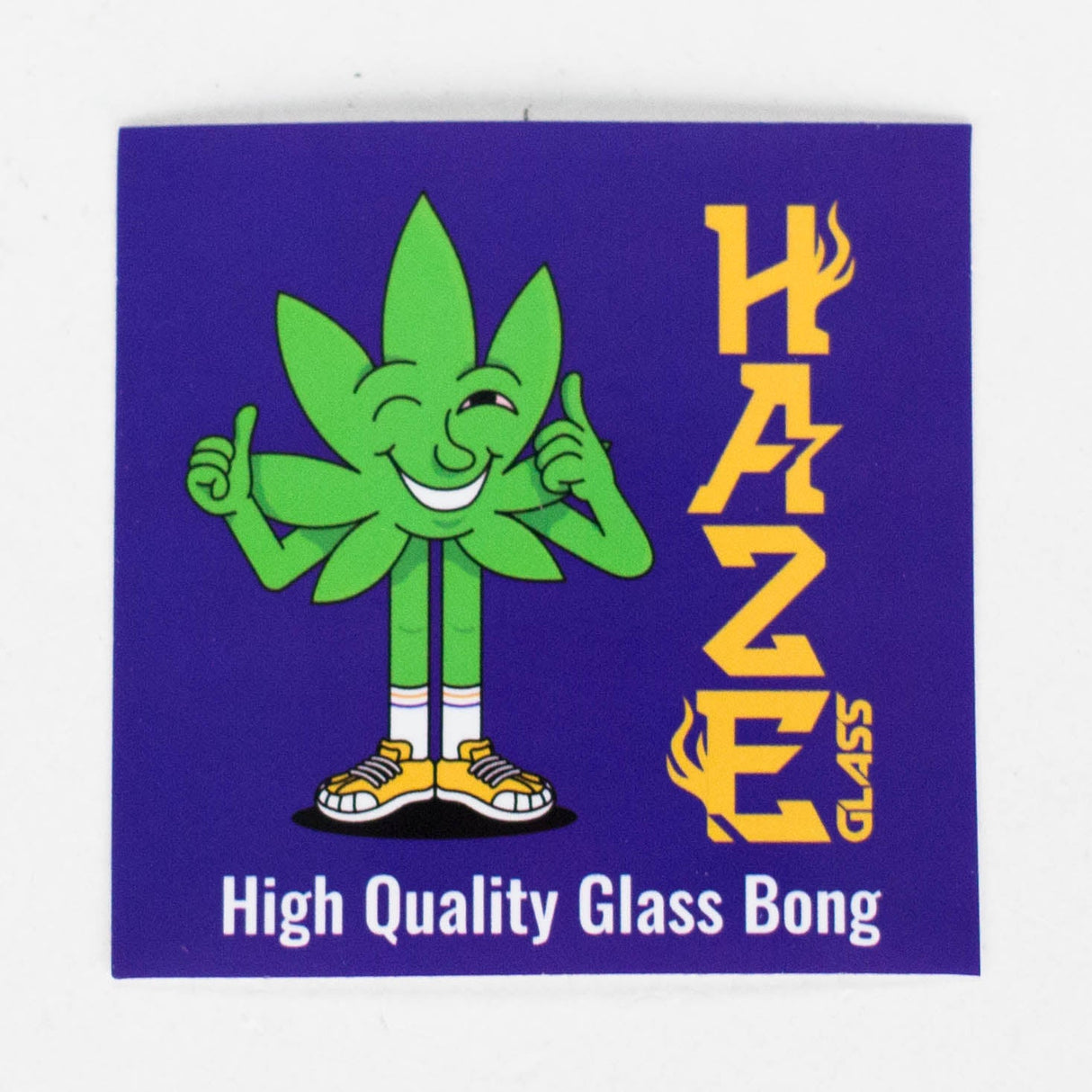 Haze | 9″ Heart Leaf Bubble Base Glass Bong – Teal (Mini-R) Glass Bong Canadian Distributor