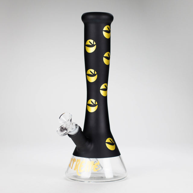 Xtreme | 13″ 7mm Vase Shape Beaker Bong with Window – (XTR-1009) Glass Bong Canadian Distributor