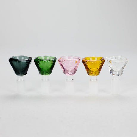 Colorful Crystal Diamond Glass Bowl – 14mm (BL-CC301) Bowl · Banger · Oil Burner Canadian Distributor