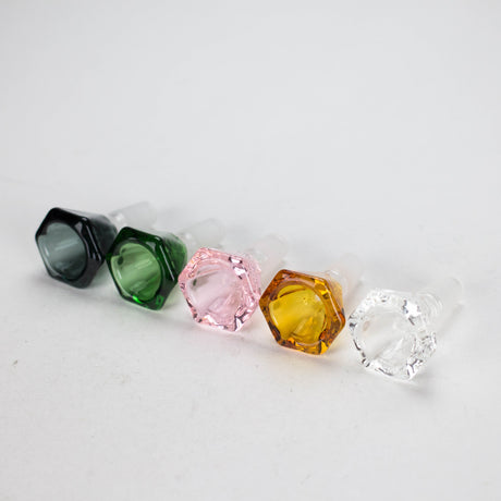 Colorful Crystal Diamond Glass Bowl – 14mm (BL-CC301) Bowl · Banger · Oil Burner Canadian Distributor