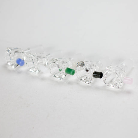Crystal Diamond Bowl with Color Handle – 14mm (BL-CC481) Bowl · Banger · Oil Burner Canadian Distributor