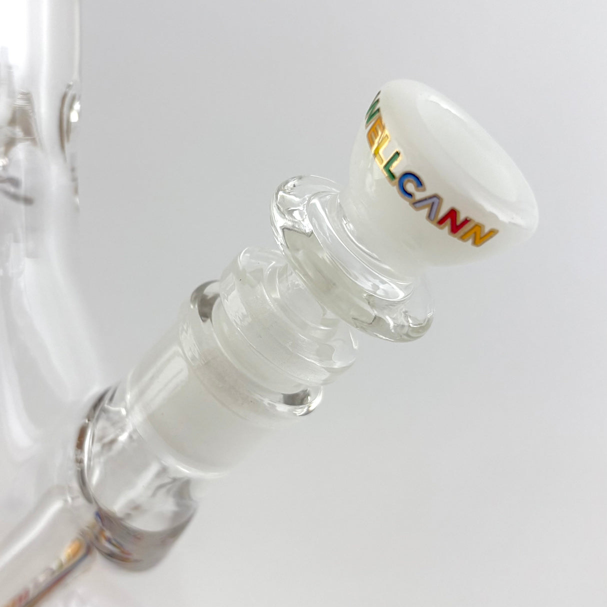Wellcann | 17" Thickened Base Psychedelic Beaker Glass Bong Glass Bong Super Supplys Inc