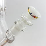 Wellcann | 17" Thickened Base Psychedelic Beaker Glass Bong Glass Bong Super Supplys Inc