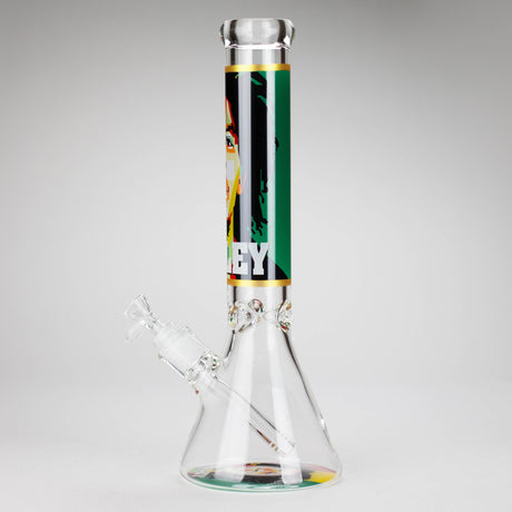 14" BM Design Glass Bong – 7mm Thick with Ice Catcher Glass Bong 777 Smoke