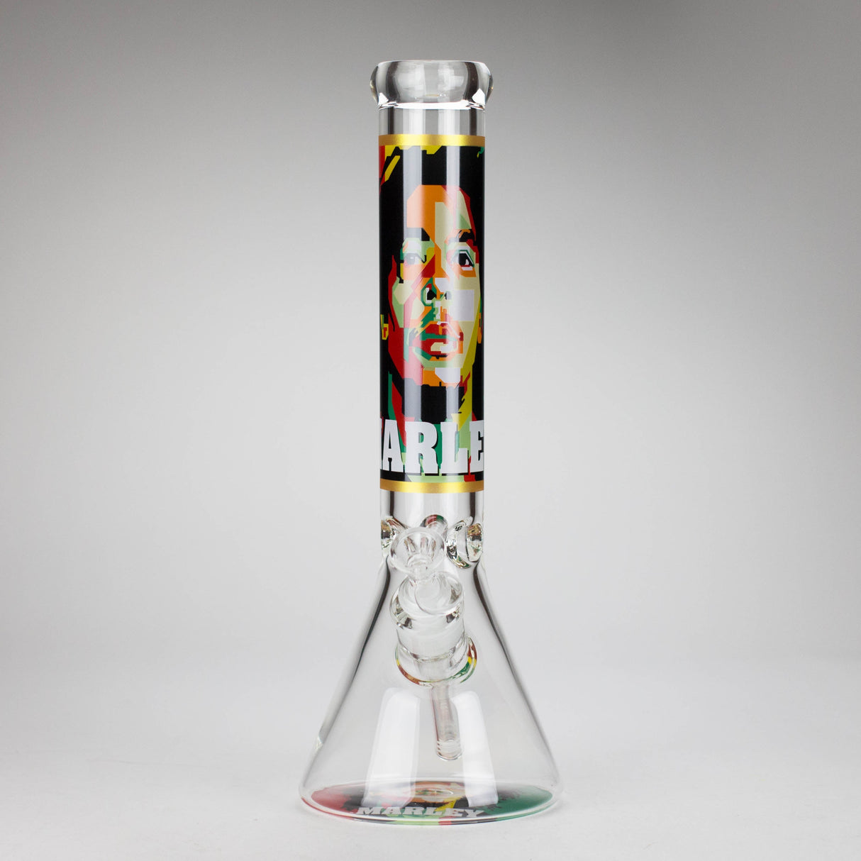 14" BM Design Glass Bong – 7mm Thick with Ice Catcher Glass Bong 777 Smoke