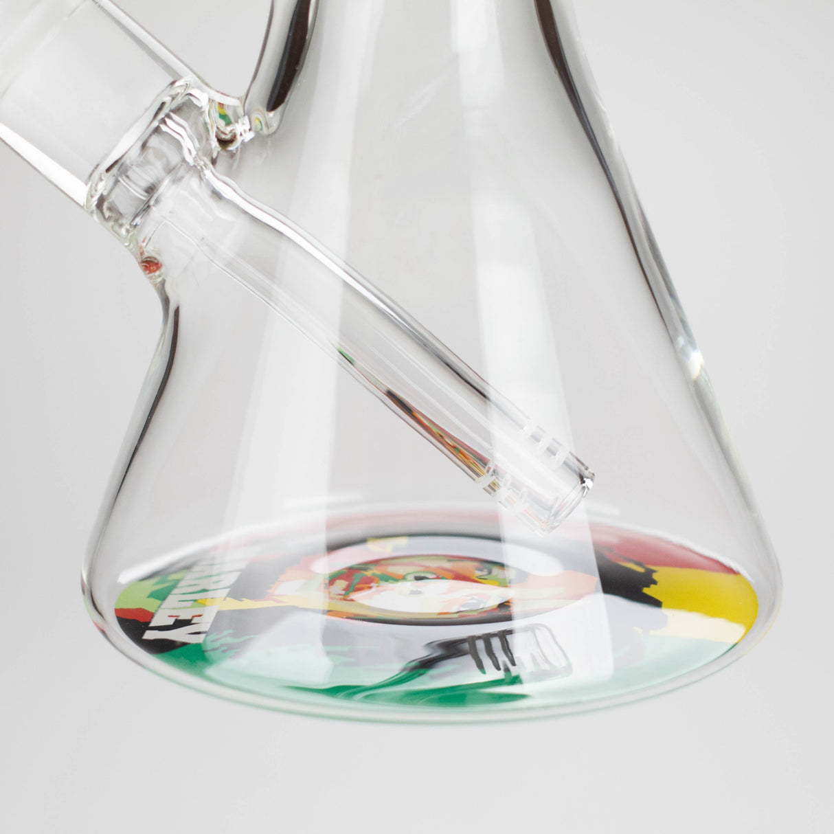 14" BM Design Glass Bong – 7mm Thick with Ice Catcher Glass Bong 777 Smoke