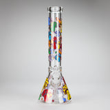 14" Mushroom Design Glass Bong – 7mm Thick with Ice Catcher Glass Bong 777 Smoke