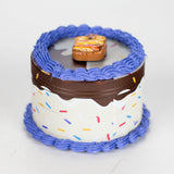 2.5" Cake-Shaped Metal Grinder 4-Layer (Box of 6) Display Pack 777 Smoke