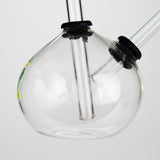 4" Snooper Ball Bulb Mix Sticker Glass Oil Burner Pipe – Durable Borosilicate Design Glass Rig RMG WHOLESALE