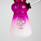 6" Round Bottom Skull Glass Oil Burner – Compact Design with Assorted Colors Glass Rig RMG WHOLESALE