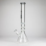 Genie | 19.5" 9mm Curved Shaft Glass Beaker Bong [F7-002-1] Glass Bong ONE