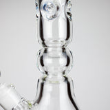 Genie | 19.5" 9mm Curved Shaft Glass Beaker Bong [F7-002-1] Glass Bong ONE