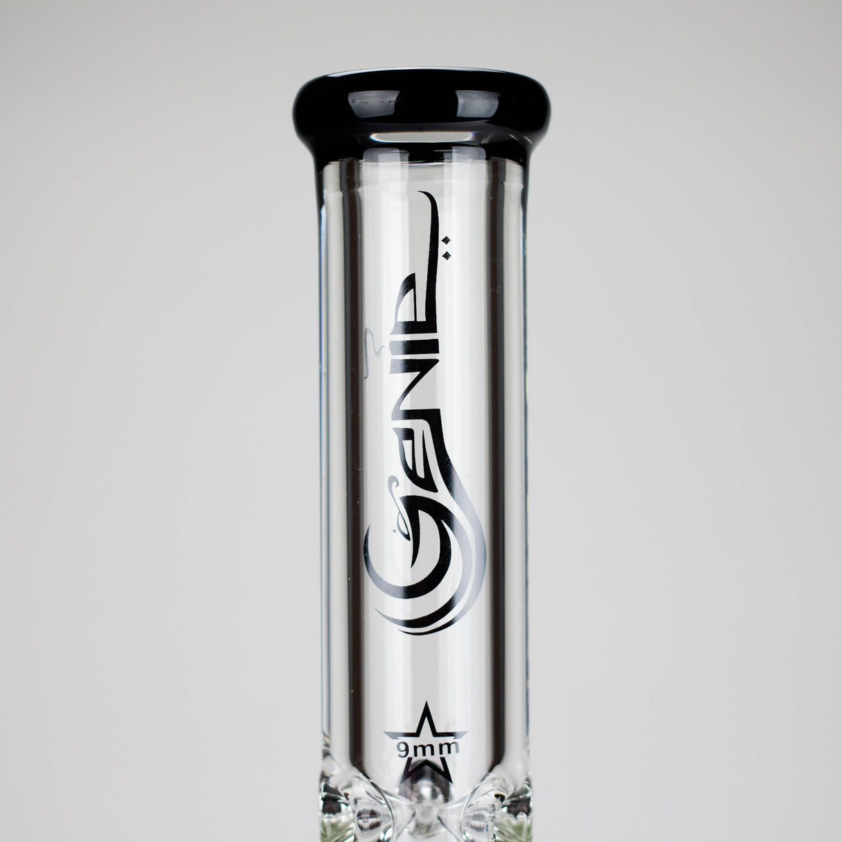 Genie | 17.5" 10-Arm 9mm Colored Bottom Glass Bong [GE4180] Glass Bong ONE