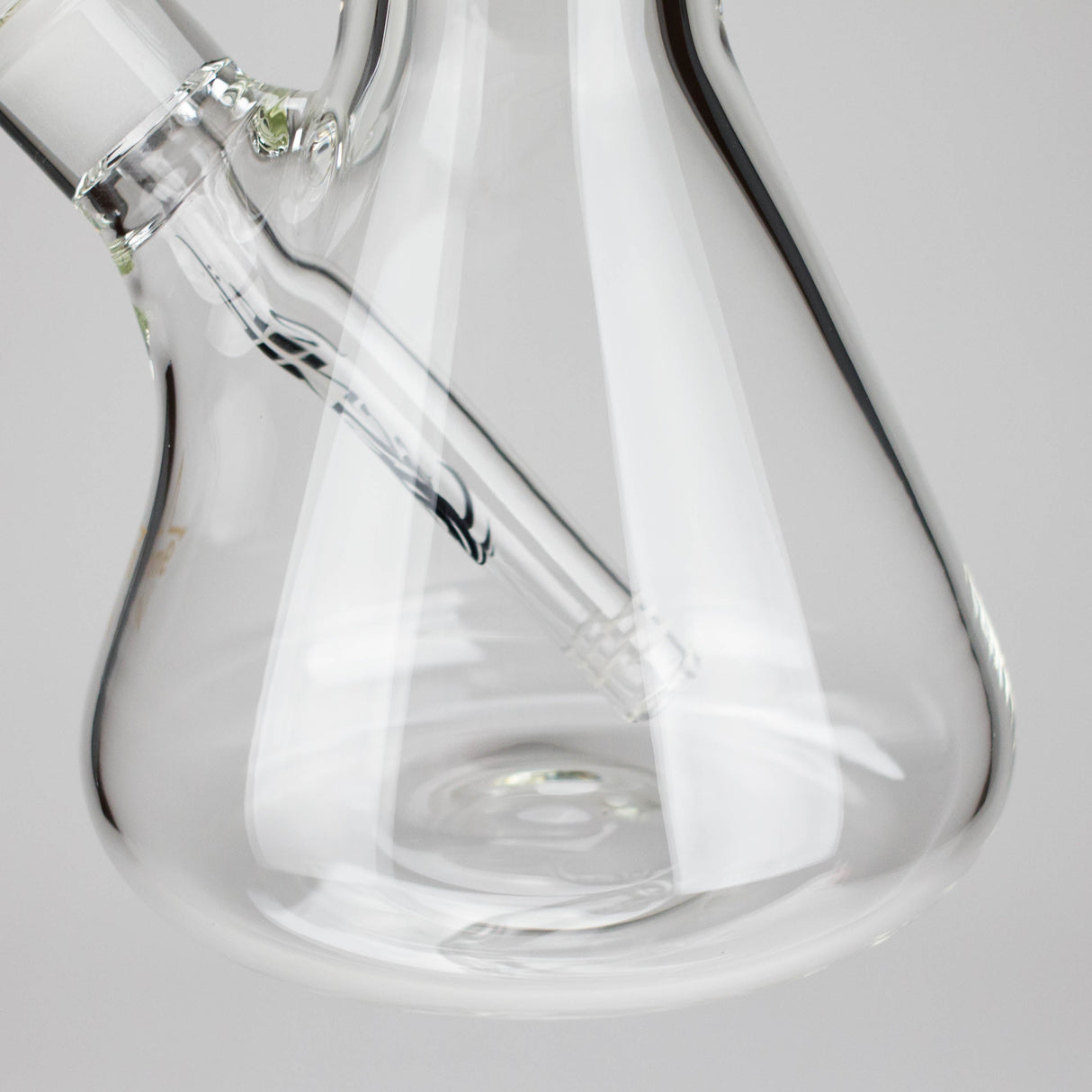 Genie | 19.5" 9mm Curved Shaft Glass Beaker Bong [F7-002-1] Glass Bong ONE
