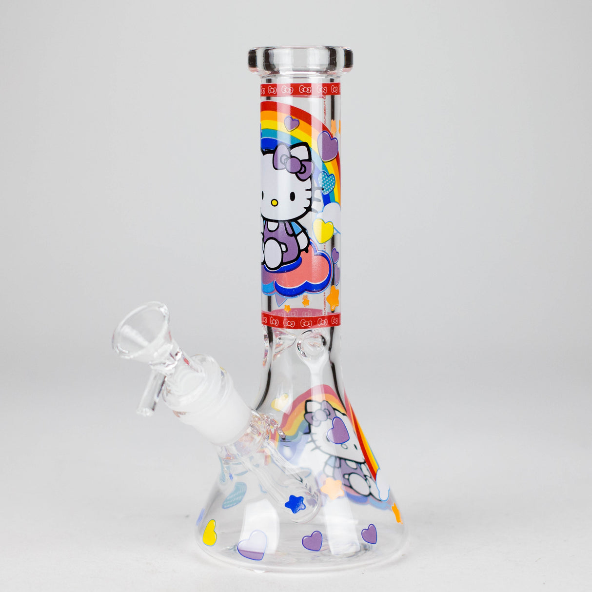 7.5" Glow-in-the-Dark PK Cartoon Beaker Bong – [PIP880] Glass Bong NIBO Distribution Design F