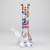 7.5" Glow-in-the-Dark PK Cartoon Beaker Bong – [PIP880] Glass Bong NIBO Distribution Design F