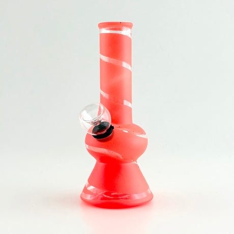 6" Glass Water Pipe – 10 Assorted Colours Glass Bong Super Supplys Inc Orange