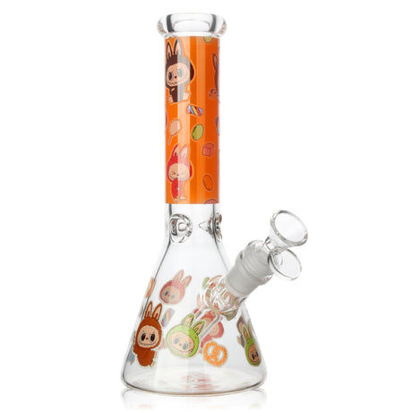 10“ Popular Cartoon Design Beaker Glass Bong Super Supplys Inc Design C