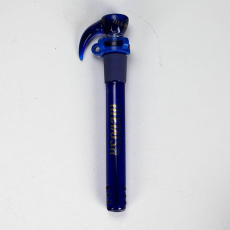 Medusa | Colored Downstem Style "01" – Includes Glass Bowl & Keck Clip Downstem · Bowlstem Small Biz Distributors 12cm / 4.7" Blue