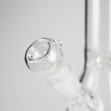 8" Clear Beaker Glass Bong – 4mm Thick Glass Bong HALLO GLASS