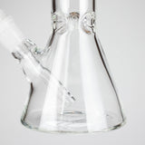 8" Clear Beaker Glass Bong – 4mm Thick Glass Bong HALLO GLASS