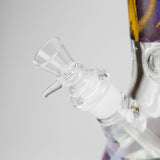 12" Sticker Glass Beaker Bong – 7mm Thick (Assorted) Glass Bong HALLO GLASS