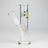 8" Cylinder Tube Glass Bong – 4mm Thick Glass Bong HALLO GLASS