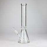 14" Clear Beaker Glass Bong – 7mm Thick Glass Bong HALLO GLASS