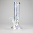10" Electroplated Disc Base Beaker Bong – Bolt Ice Notch Glass Bong HALLO GLASS