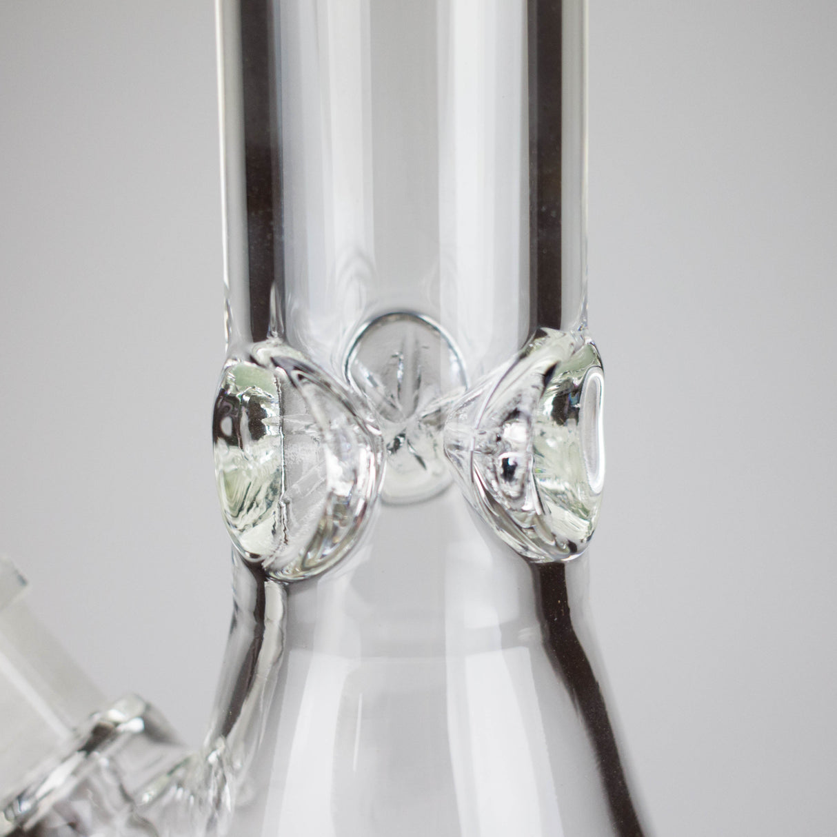 14" Clear Beaker Glass Bong – 7mm Thick Glass Bong HALLO GLASS