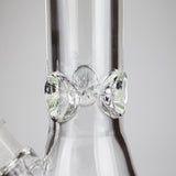 14" Clear Beaker Glass Bong – 7mm Thick Glass Bong HALLO GLASS