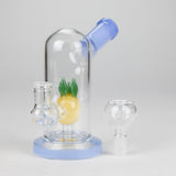 6" Dome Tank Glass Bong – Pineapple Diffuser(Assorted Colors) Glass Bong HALLO GLASS