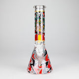 10" Glow-in-the-Dark Glass Beaker Bong [BH1351]