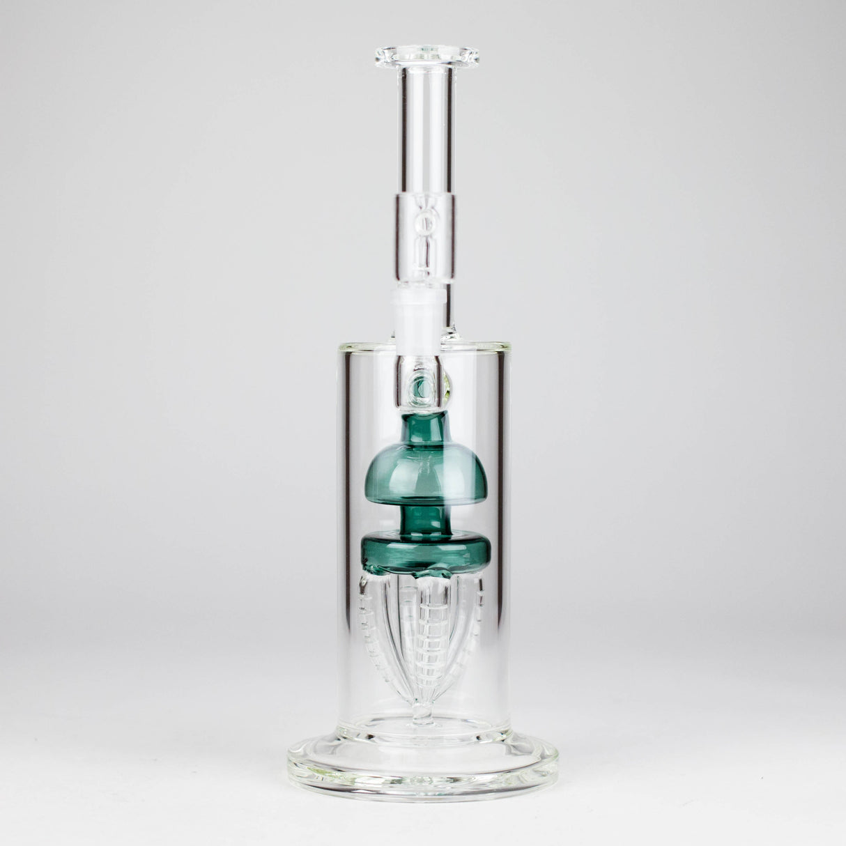 11" 2-in-1 Glass Dab Rig with Percolator [BH141]