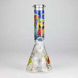 10" Glow-in-the-Dark Glass Bong with Cartoon Sponge Design Glass bong 777 Smoke