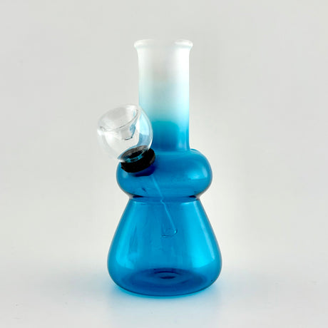 5" Mini Colour Water Pipe - 10 Assorted Colours Glass Bong Super Supplys Inc Blue