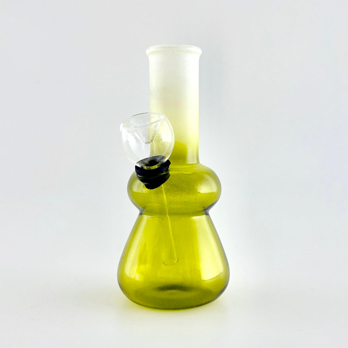 5" Mini Colour Water Pipe - 10 Assorted Colours Glass Bong Super Supplys Inc Mustard