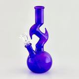 8" Zig-Zag Zong Glass Bong Super Supplys Inc Purple