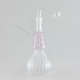 7“ Swirl Oil Burner Bubbler Glass Rig Super Supplys Inc Pink