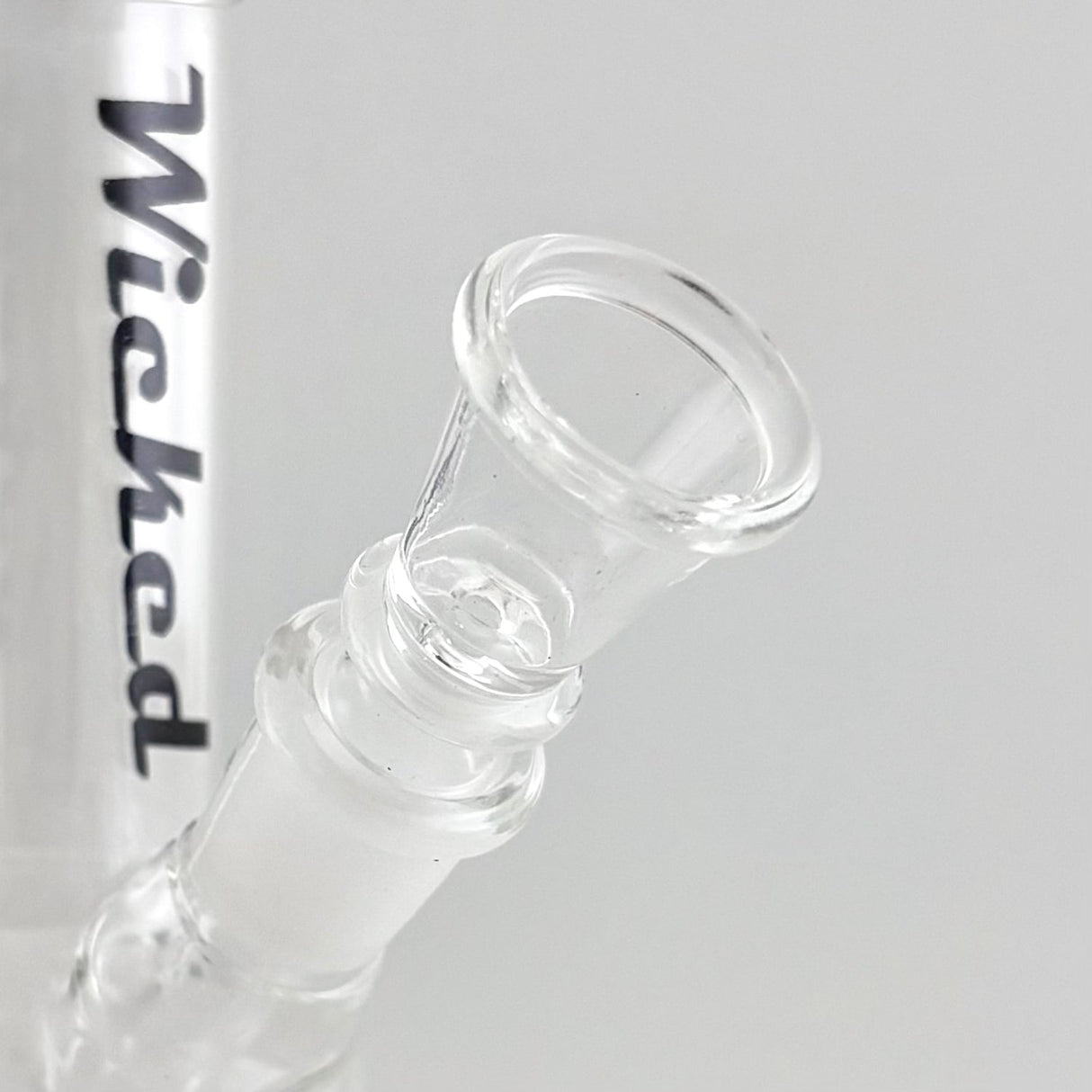 Wicked | 6" Water Pipe with Stem Glass Bong Super Supplys Inc